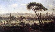 WITTEL, Caspar Andriaans van View of Florence from the Via Bolognese oil painting on canvas
